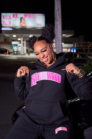 Black NillaWood Hoodie