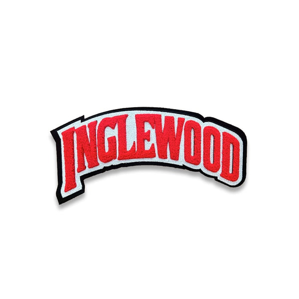 Inglewood Chenille Patch Red