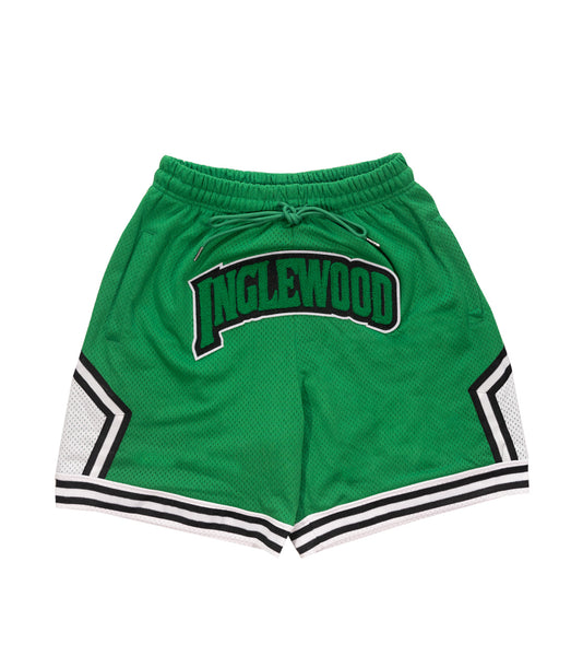 Inglewood Chenille Patch Shorts Green