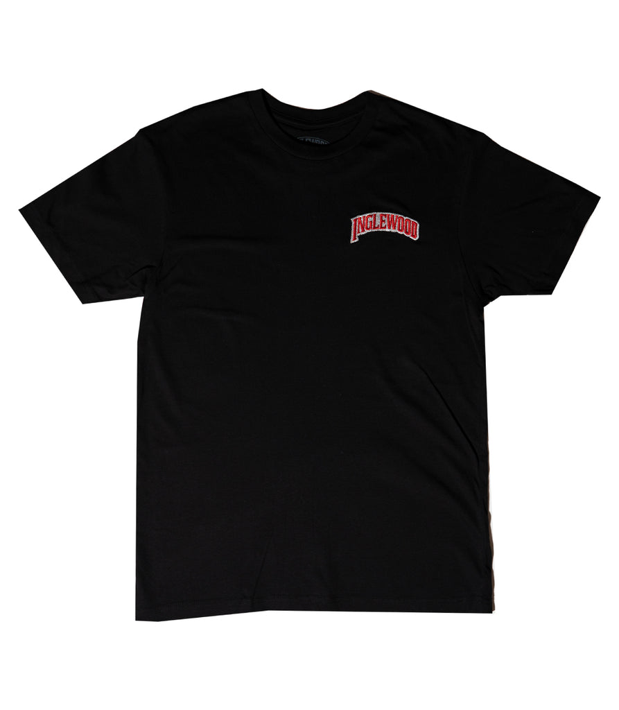 Embroidered Inglewood Tee Black