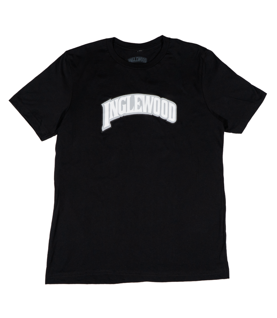 INGLEWOOD MENS TEE BLACK/WHITE