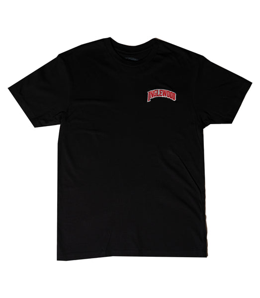 Embroidered Inglewood Tee Black