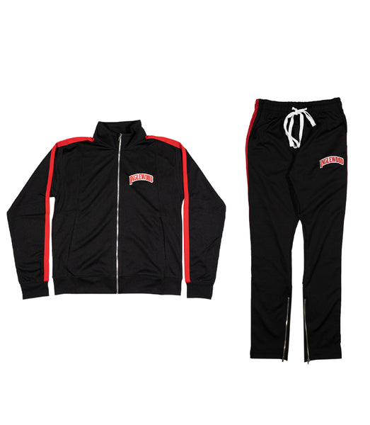 INGLEWOOD TRACKSUIT BLACK/RED