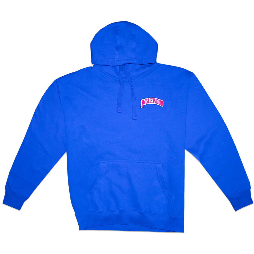 INGLEWOOD EMBROIDERED HOODIE BLUE