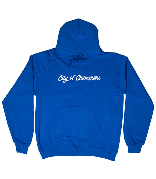 CITY OF CHAMPS HOODIE BLUE