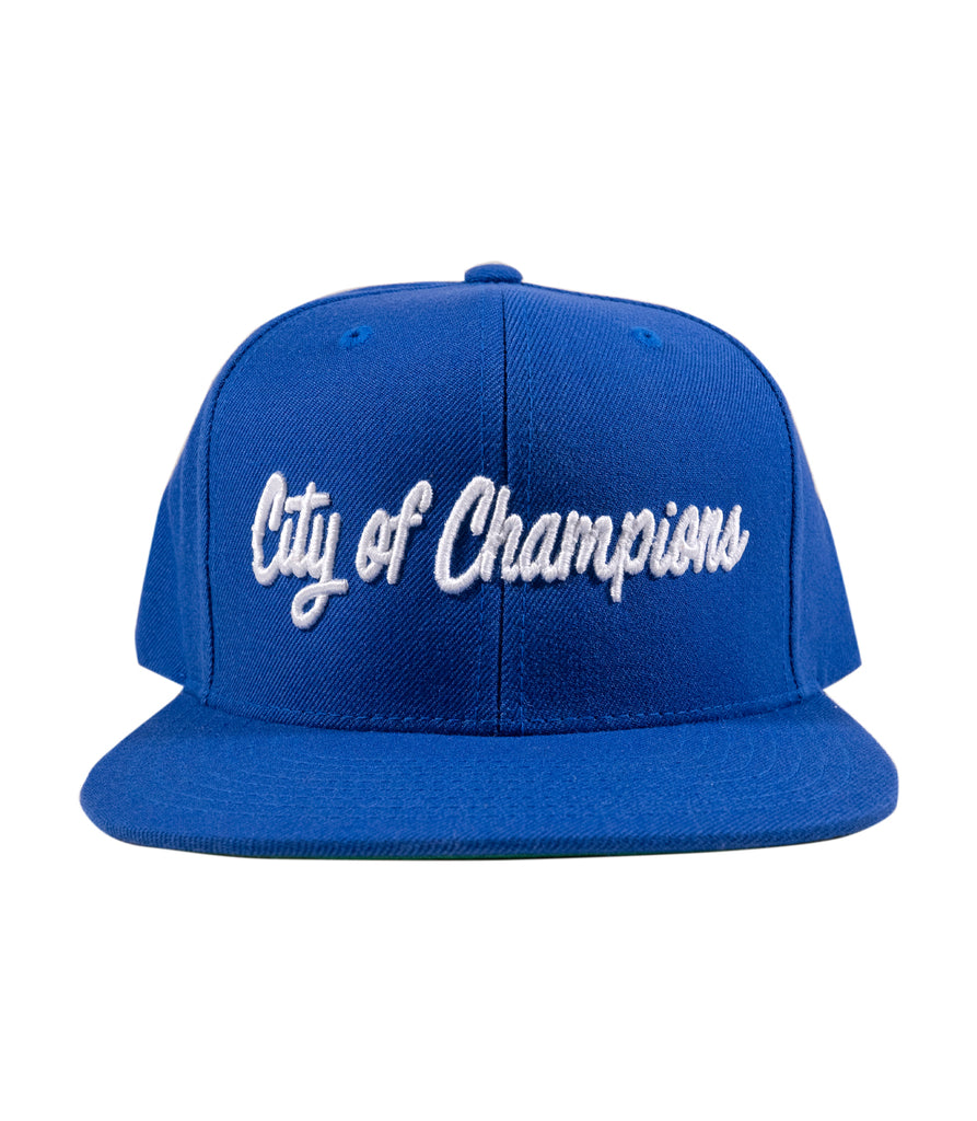 CITY OF CHAMPIONS SNAPBACK BLUE