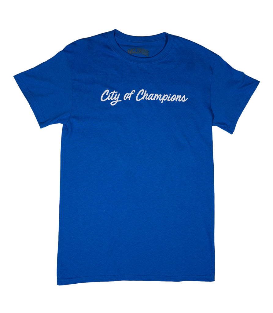 CITY OF CHAMPS TEE BLUE