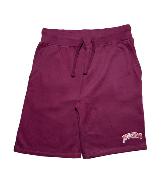 INGLEWOOD SUMMER SHORTS BURGUNDY