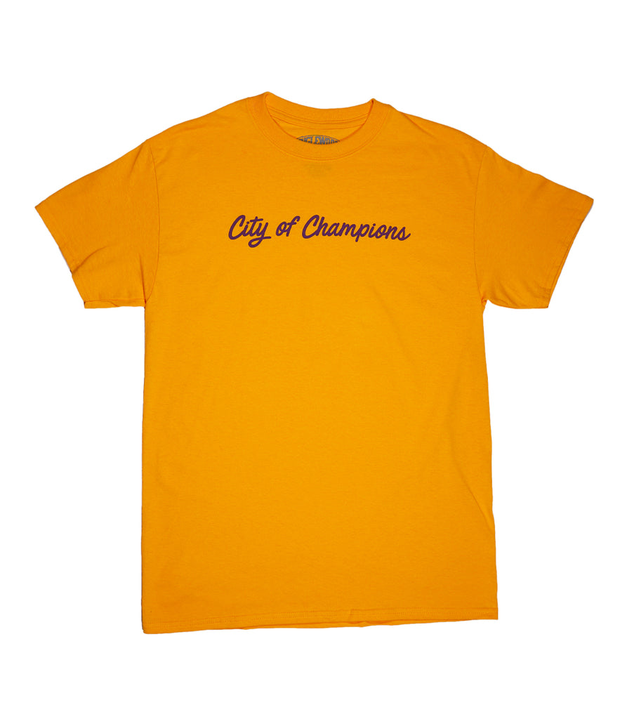 CITY OF CHAMPIONS TEE GOLD