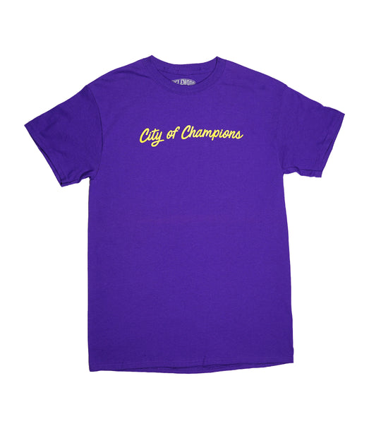 CITY OF CHAMPS TEE PURPLE
