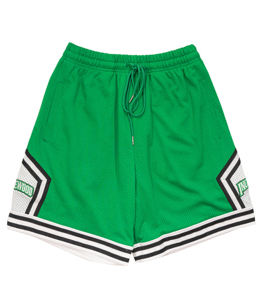 CUSTOM INGLEWOOD BASKETBALL SHORTS GREEN