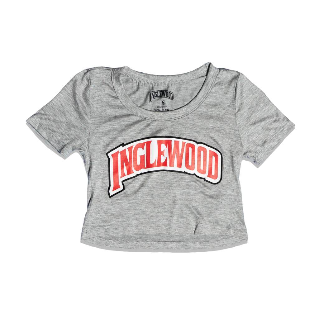 INGLEWOOD CROP TOP GRAY