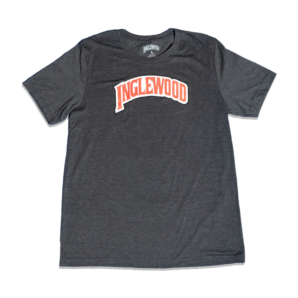 INGLEWOOD MENS TEE CHARCOAL GRAY