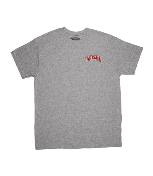 EMBROIDERED INGLEWOOD TEE GREY