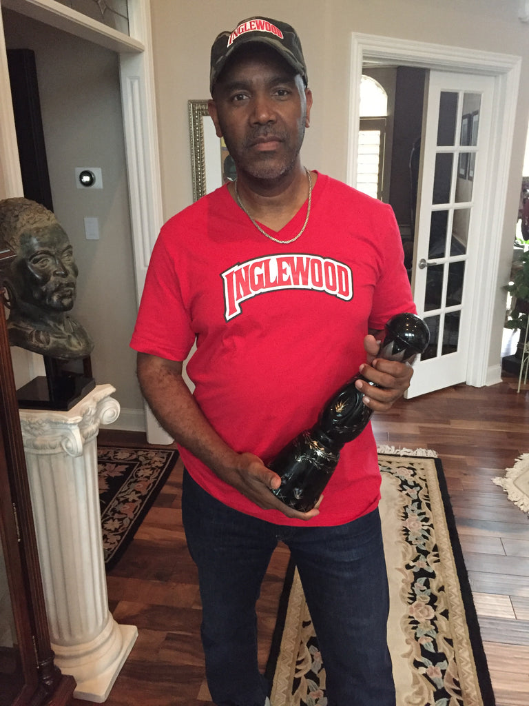 Inglewood Mens V Neck Red