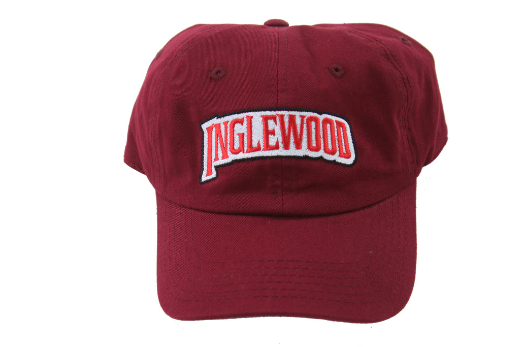 INGLEWOOD DAD CAP BURGUNDY