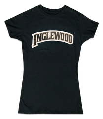 INGLEWOOD RAIDERS WOMENS CUT TEE SILVER/BLACK - INGLEWOOD CLOTHING LINE