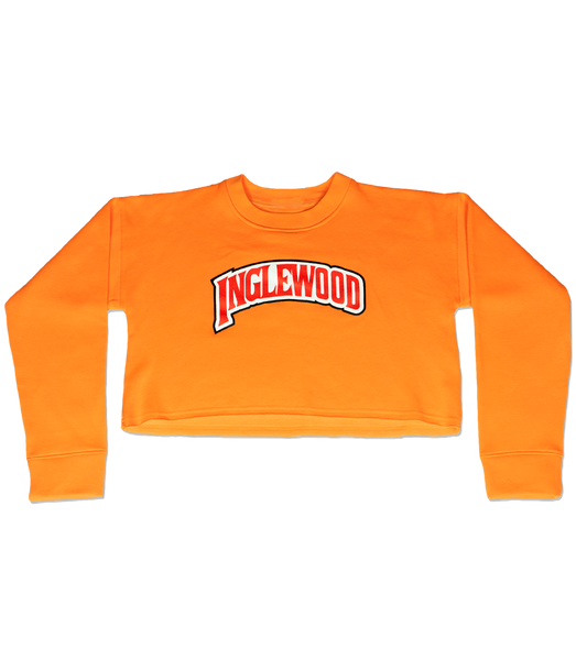 INGLEWOOD CROP SWEATSHIRT ORANGE