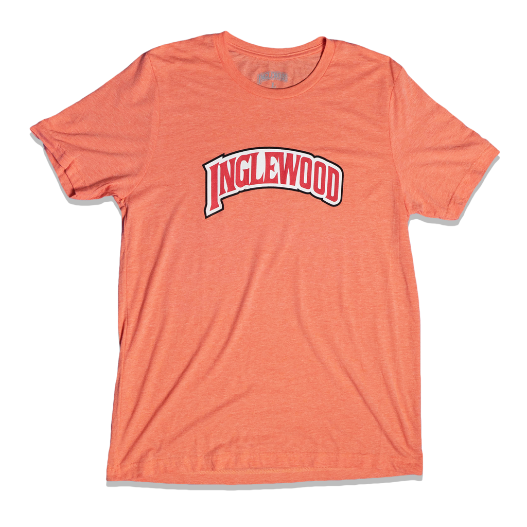 Inglewood Mens Tee Pastel Orange