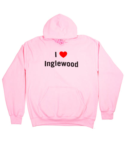 I LOVE INGLEWOOD HOODIE PINK