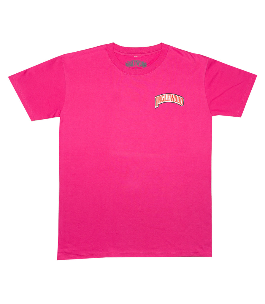 INGLEWOOD KIDS TEE HOT PINK