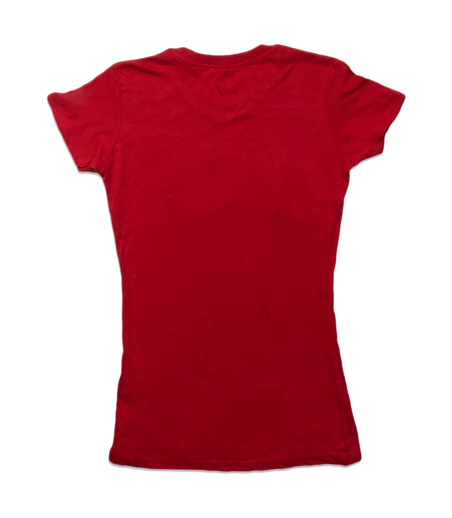 INGLEWOOD WOMENS CUT TEE RED