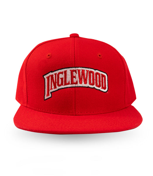 INGLEWOOD FITTED CAP RED