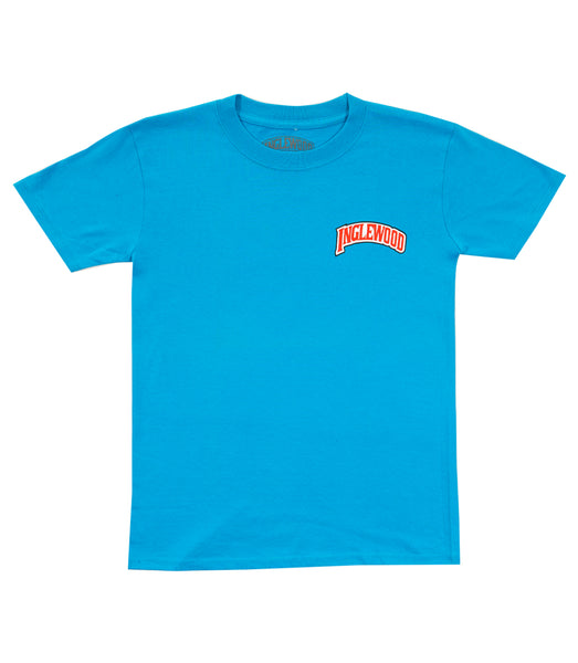 INGLEWOOD KIDS TEE TURQOISE