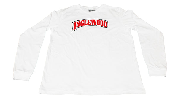 INGLEWOOD MENS LONG SLEEVE SHIRT WHITE