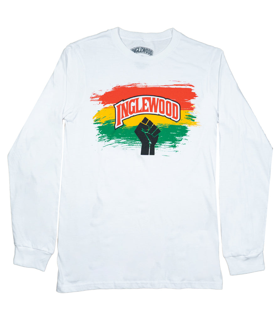 BLACK LIVES MATTER TEE LONG SLEEVE WHITE