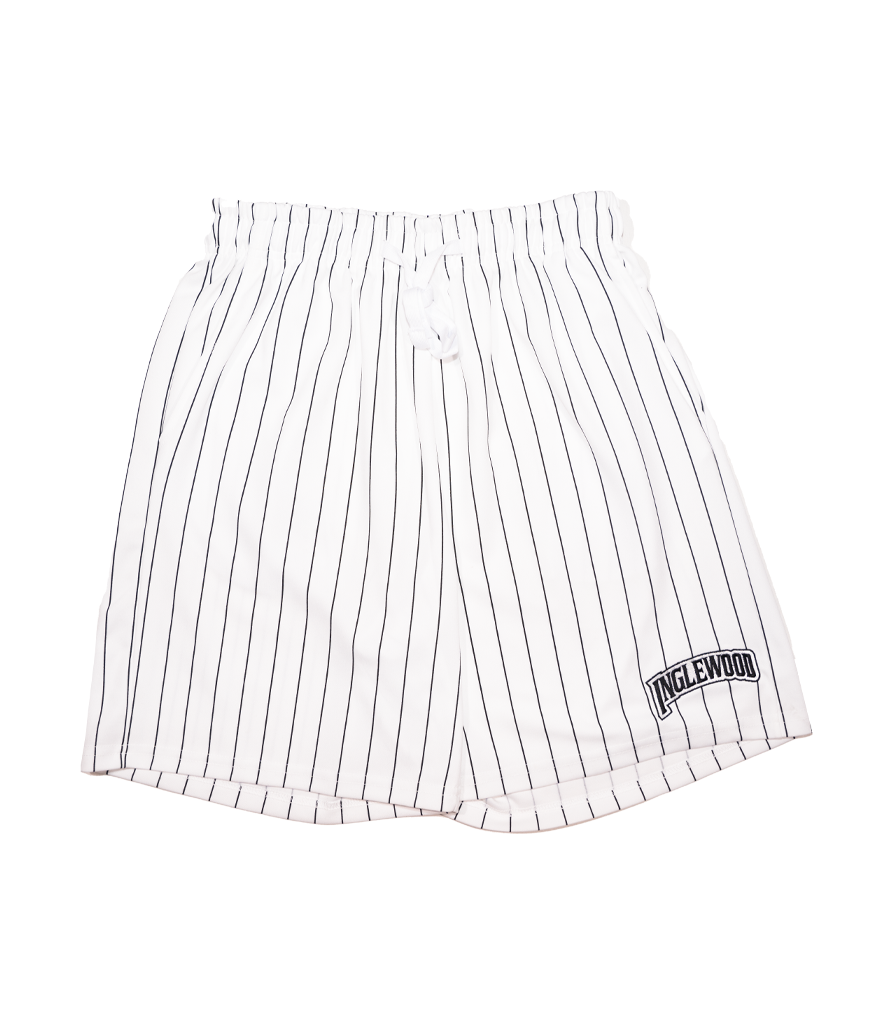 Inglewood Baseball Shorts Black Stripe