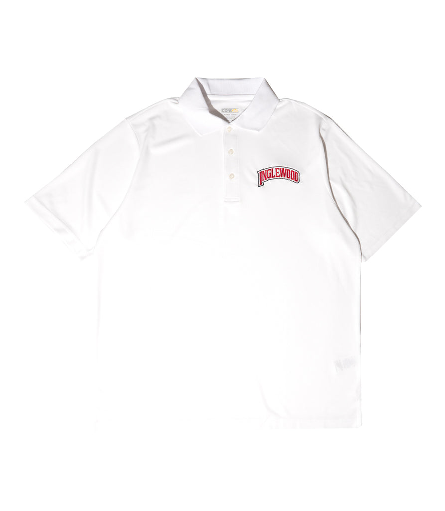 Inglewood Dri Fit Polo White
