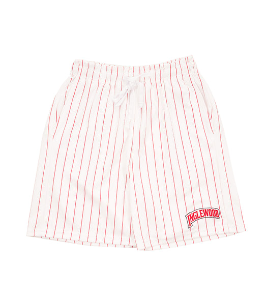 INGLEWOOD BASEBALL SHORTS RED