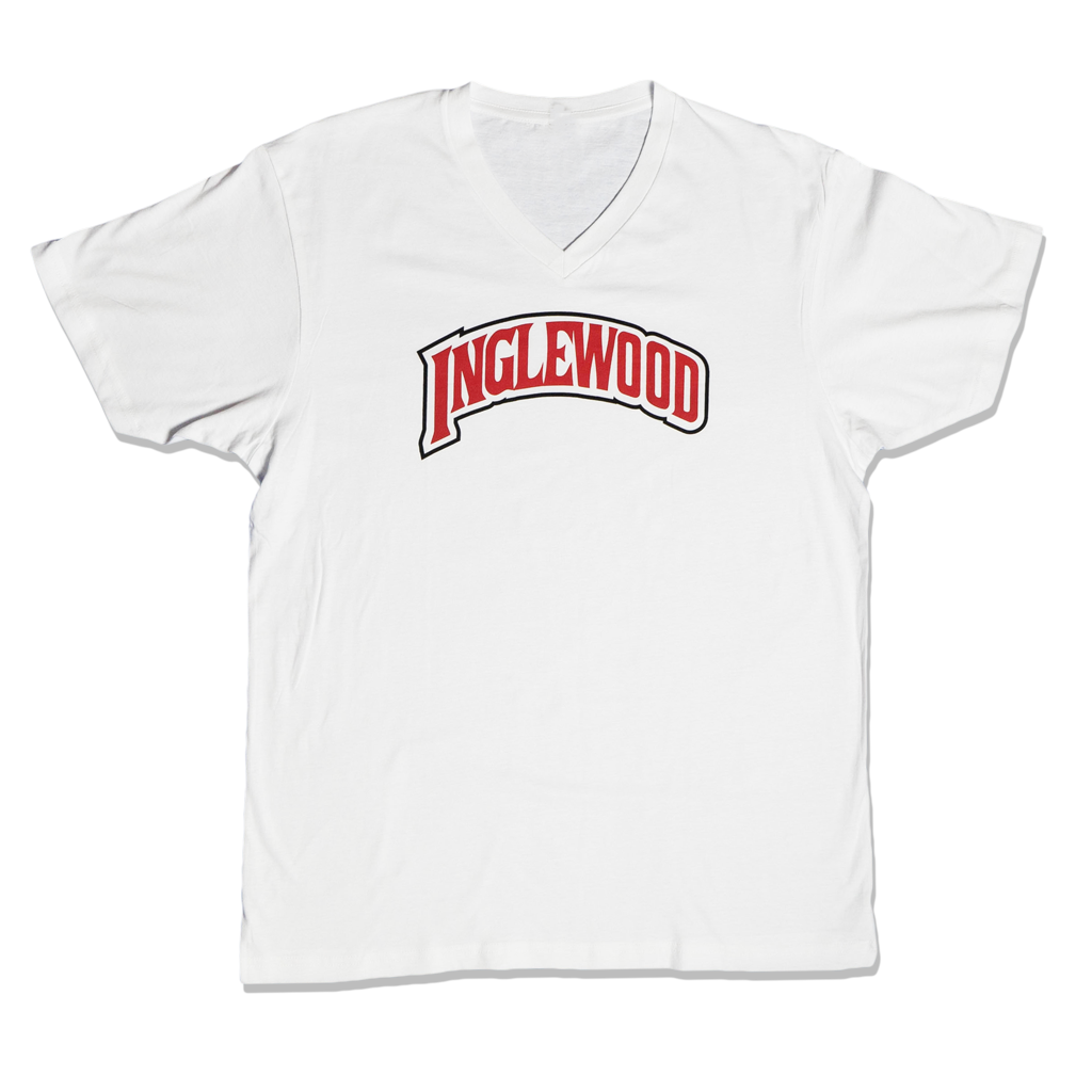 INGLEWOOD MENS V NECK WHITE