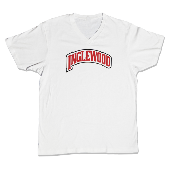 INGLEWOOD MENS V NECK WHITE