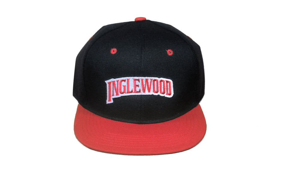 BLACK/RED BRIM INGLEWOOD SNAPBACK