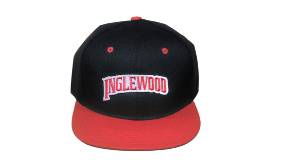 BLACK/RED BRIM INGLEWOOD SNAPBACK