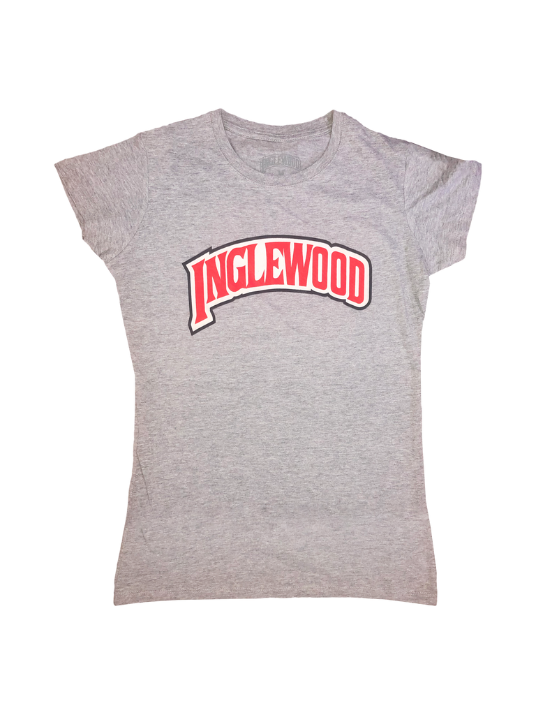 INGLEWOOD WOMENS CUT TEE GREY