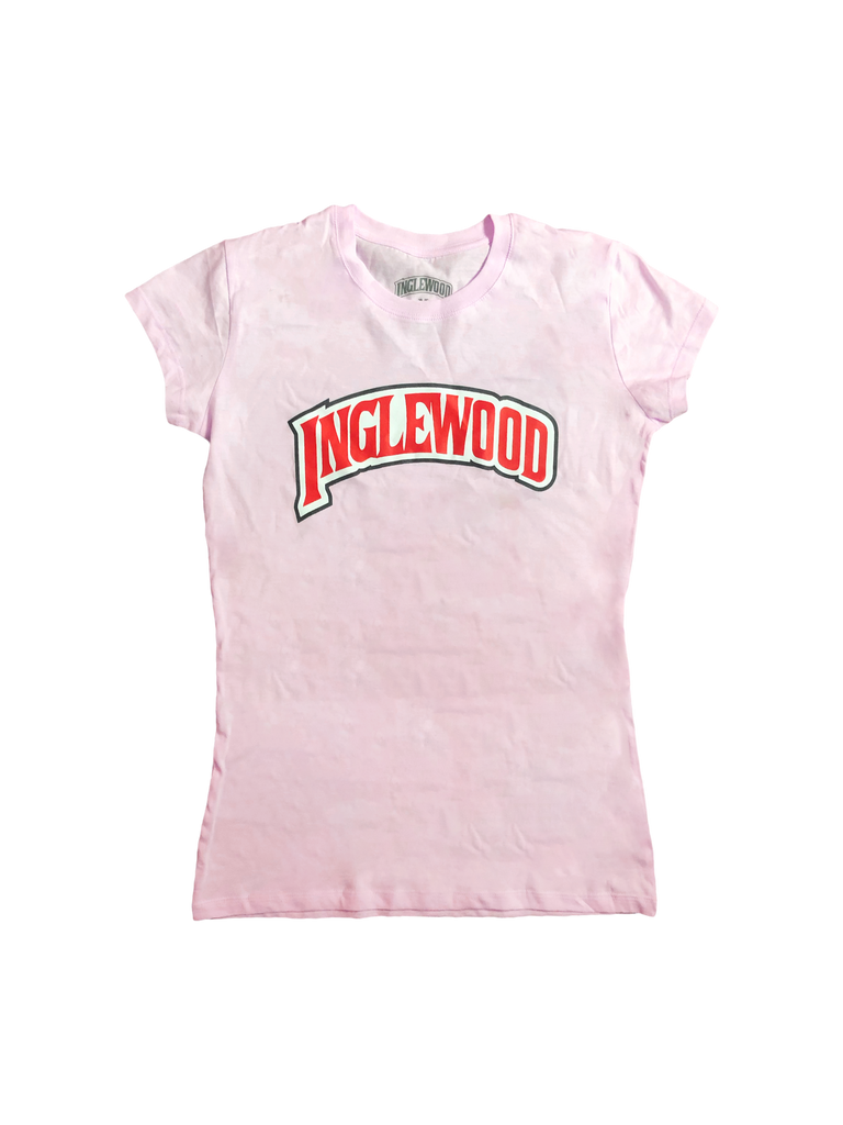 INGLEWOOD RAIDERS WOMENS CUT TEE SILVER/BLACK - INGLEWOOD CLOTHING LINE