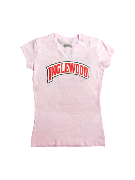 INGLEWOOD WOMENS CUT TEE PINK